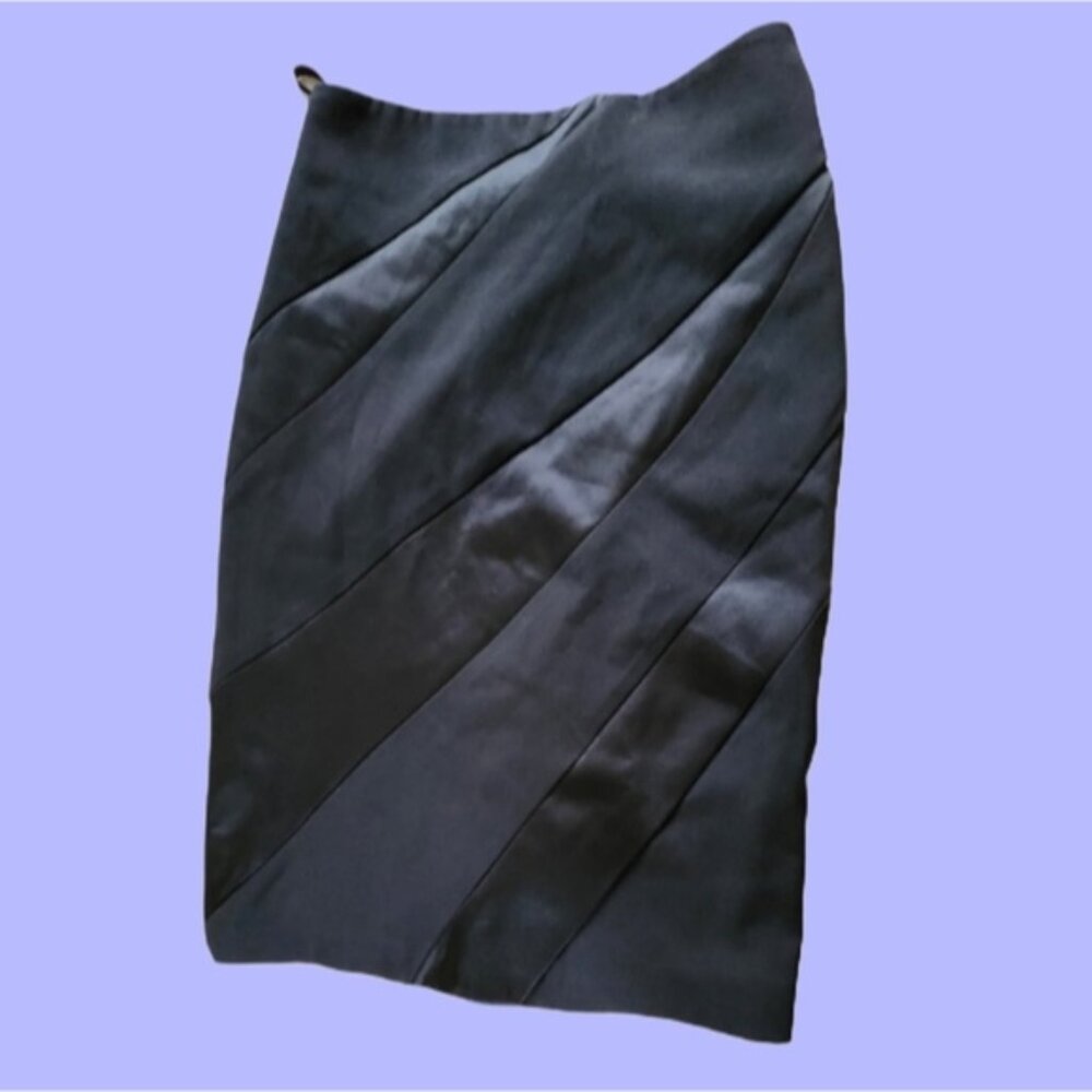 Le Chateau‎ 0 Vintage Assymetrical Pattern High Waisted Skirt